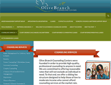 Tablet Screenshot of olivebranchcounseling.org